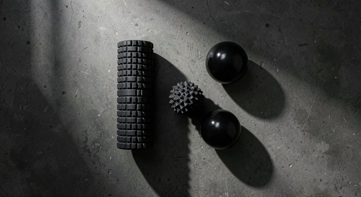 Collection of MFR recovery tools on concrete