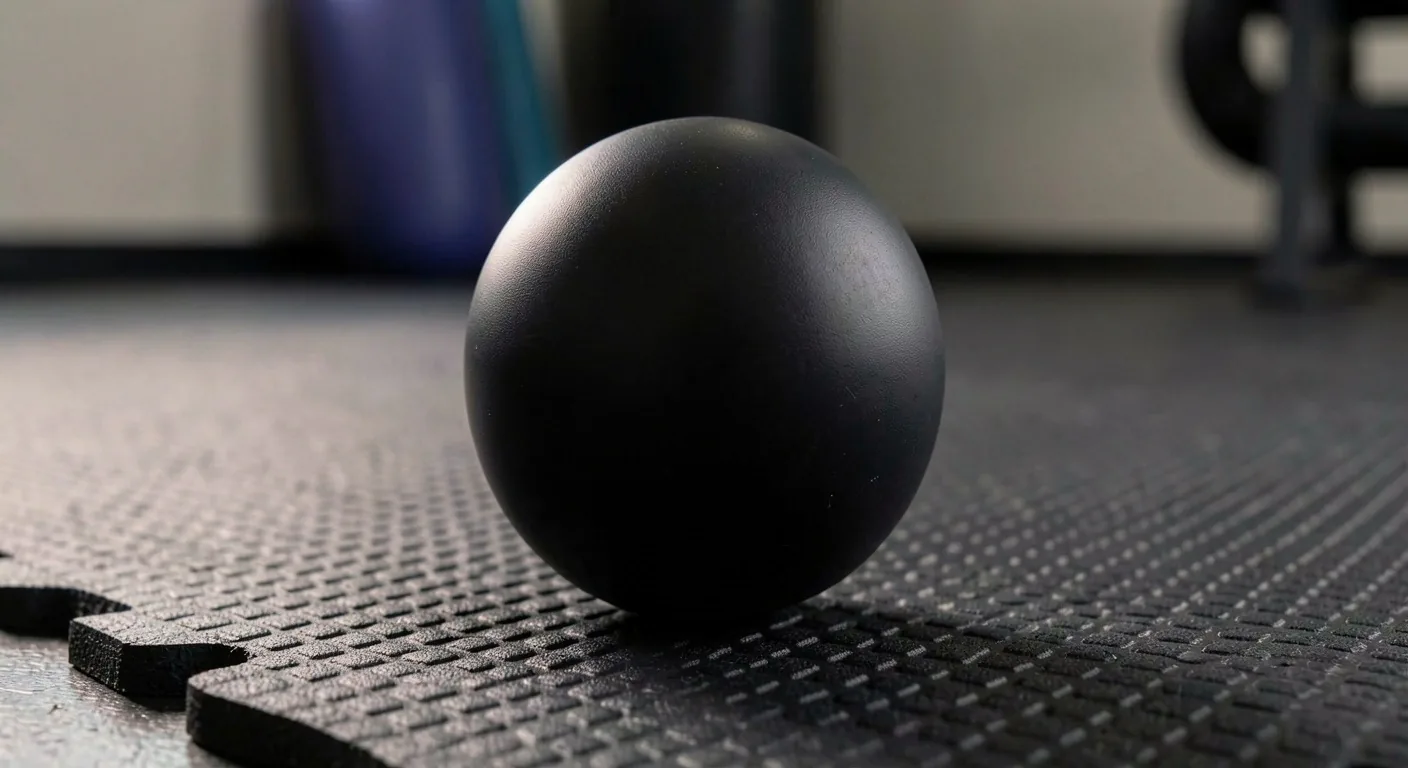 High-density foam roller macro texture
