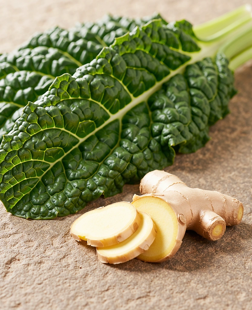 Fresh ingredients representing our natural sourcing standards
